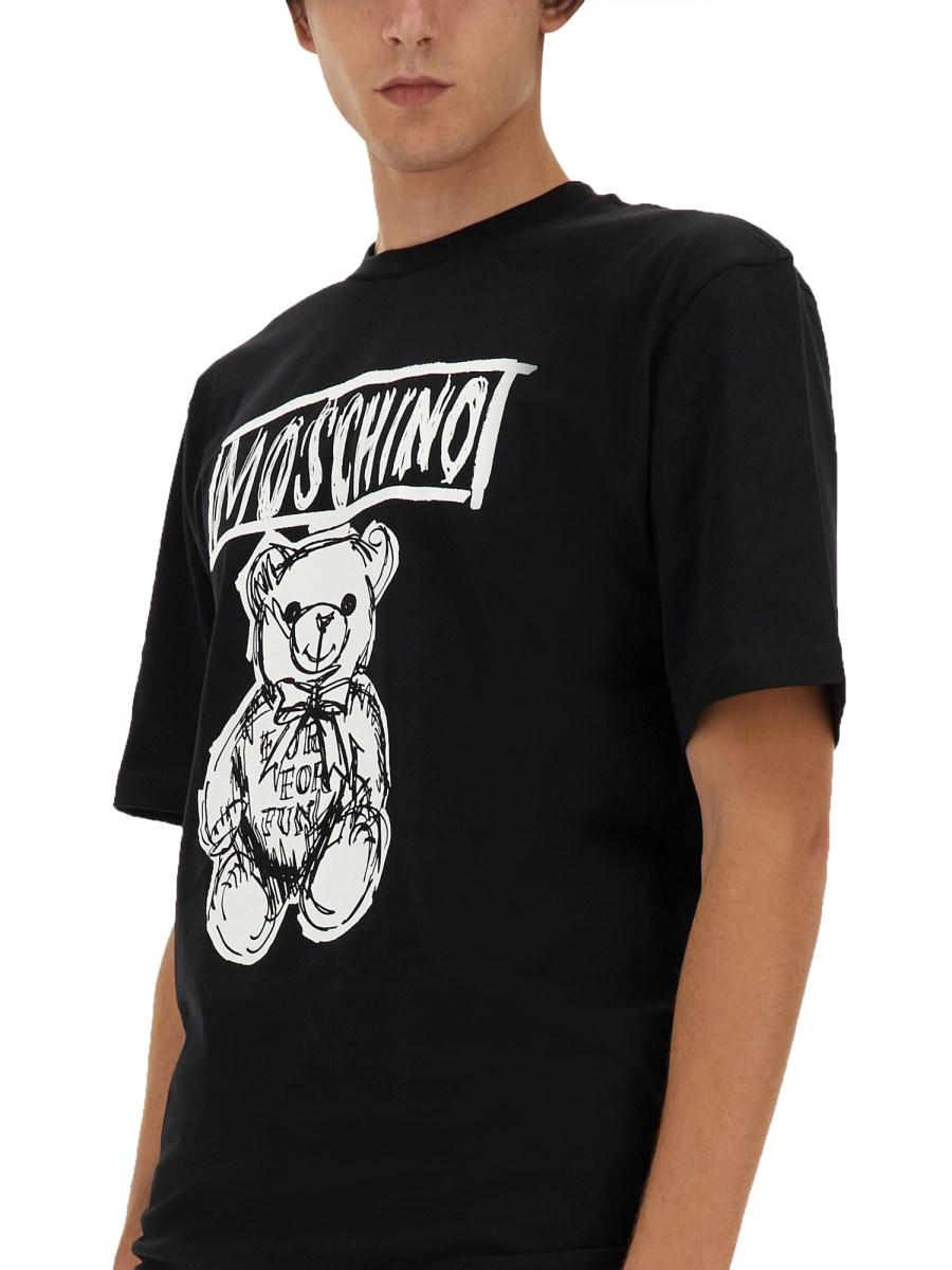 MOSCHINO T-SHIRT IN COTONE