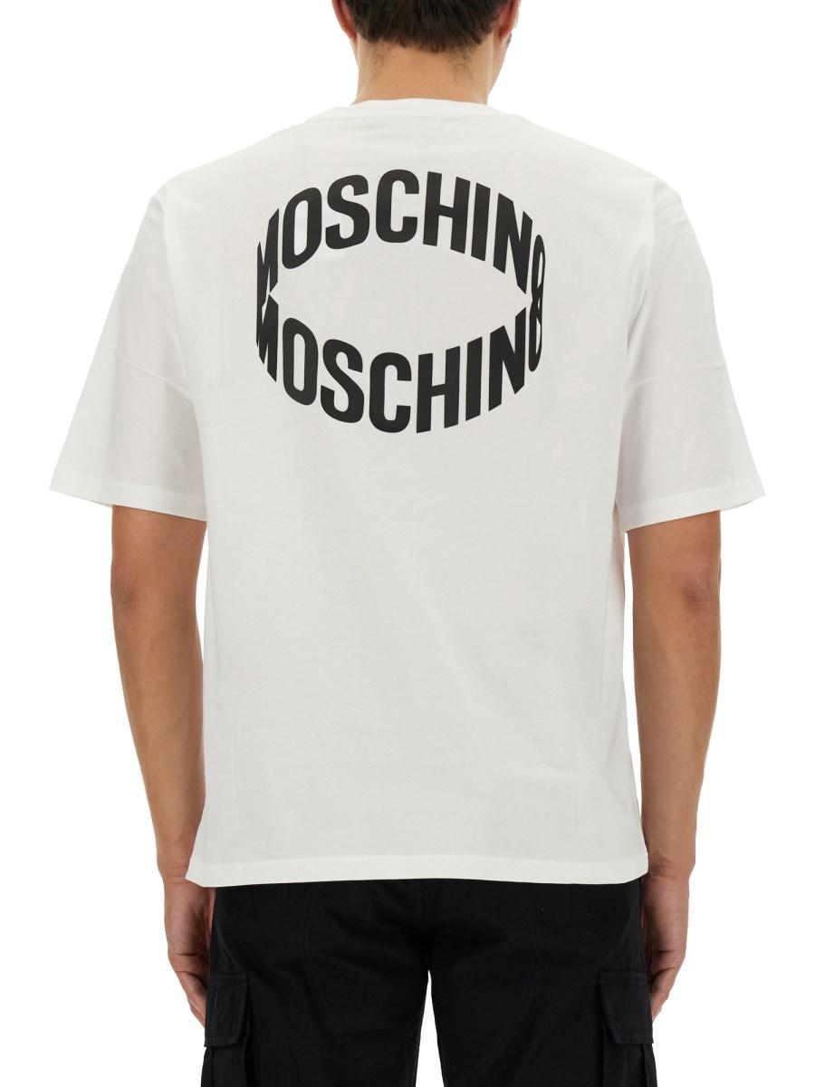 MOSCHINO T-SHIRT IN COTONE CON LOGO