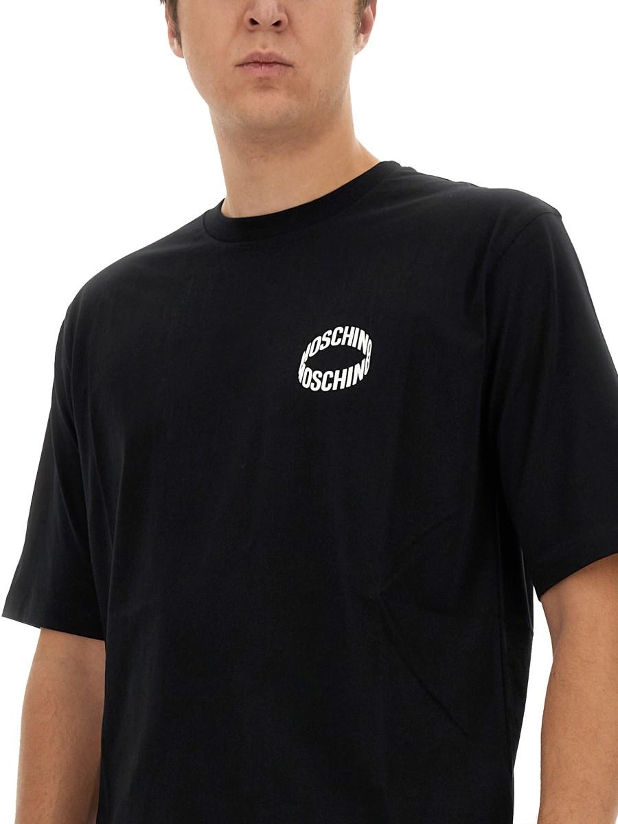 MOSCHINO T-SHIRT IN COTONE CON LOGO