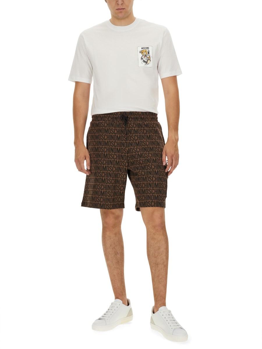 MOSCHINO T-SHIRT IN COTONE CON LOGO