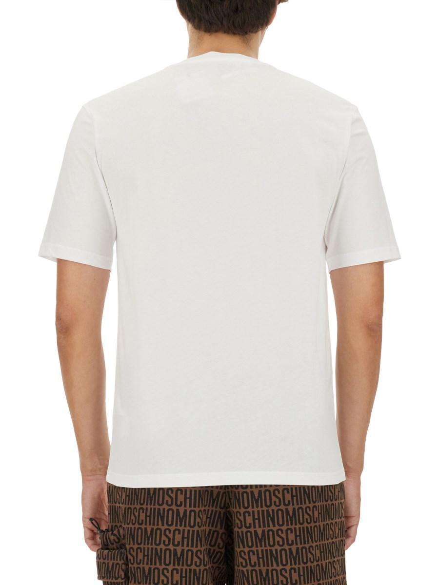 MOSCHINO T-SHIRT IN COTONE CON LOGO