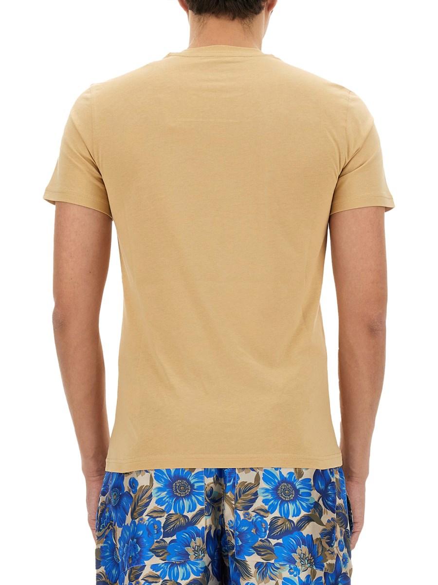 MOSCHINO T-SHIRT IN COTONE CON STAMPA LOGO