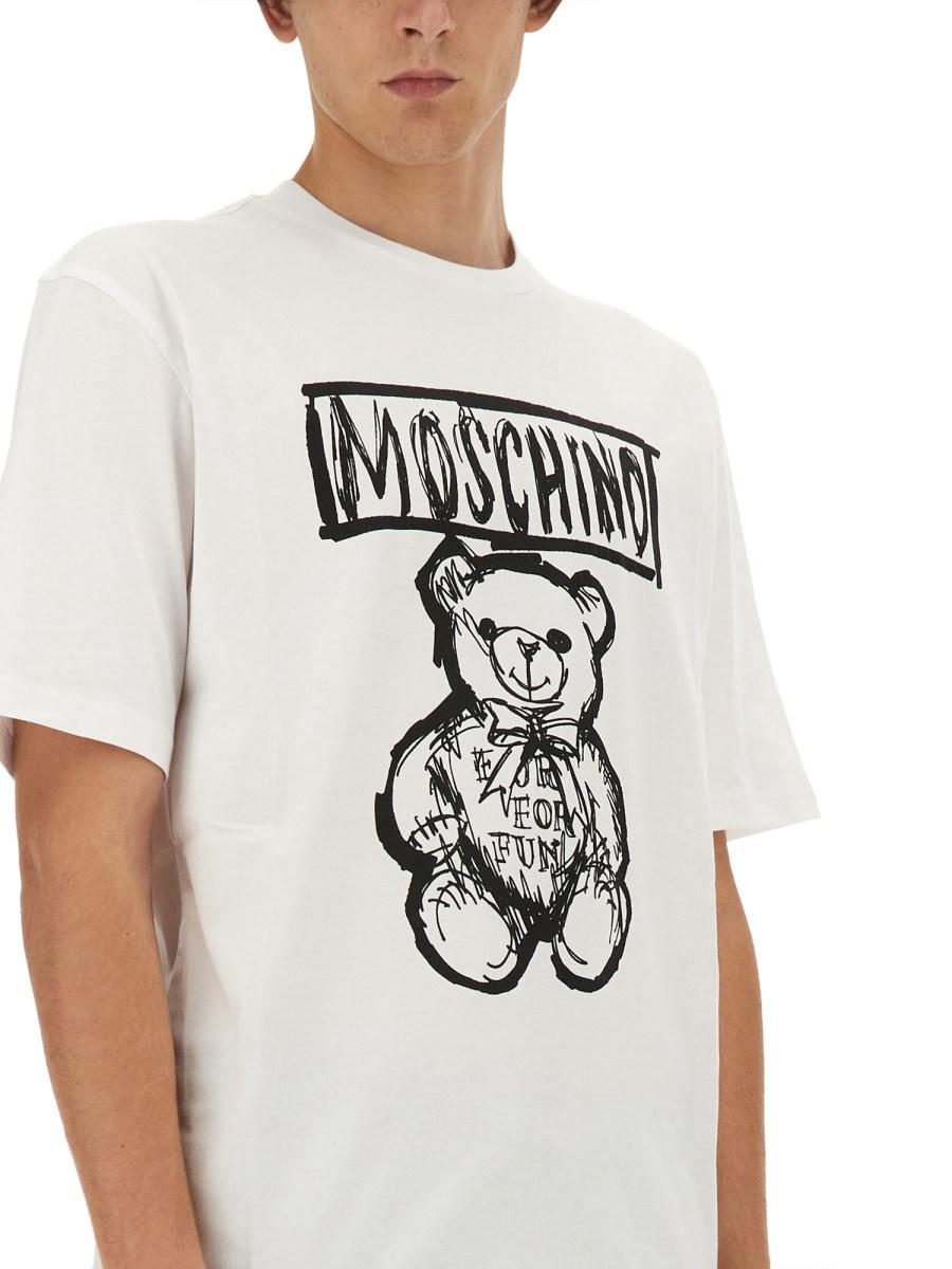 MOSCHINO T-SHIRT IN COTONE