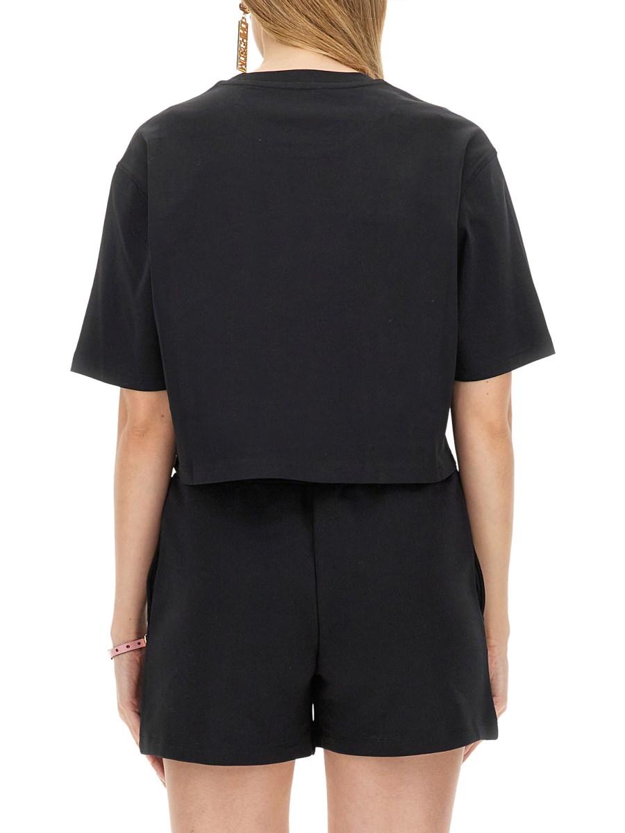 MOSCHINO T-SHIRT IN JERSEY DI COTONE
