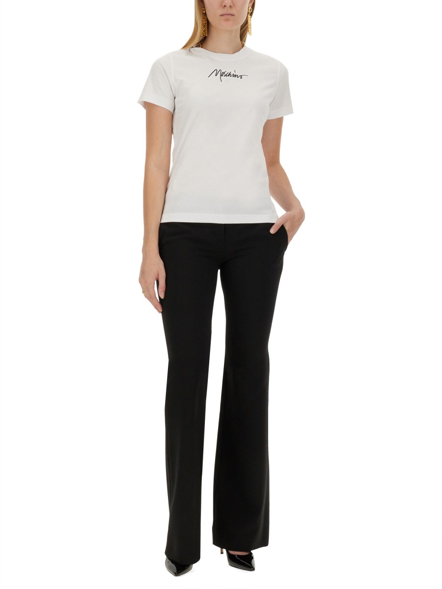 MOSCHINO T-SHIRT IN JERSEY DI COTONE