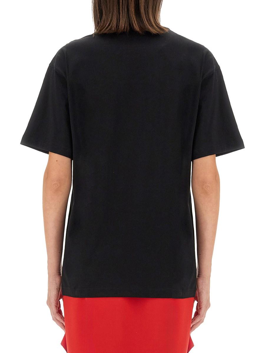 MOSCHINO T-SHIRT IN JERSEY ORGANICO SMILEY®
