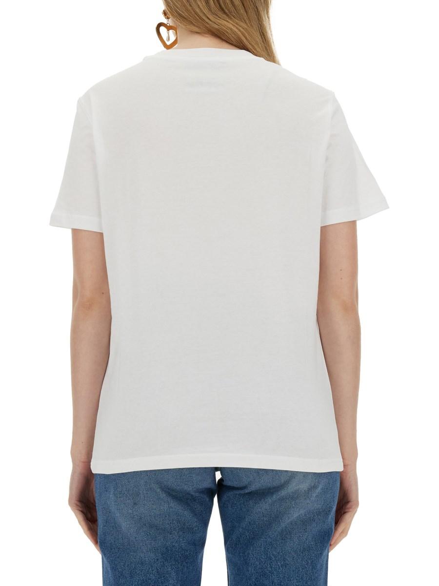 MOSCHINO T-SHIRT TEDDY BEAR IN COTONE
