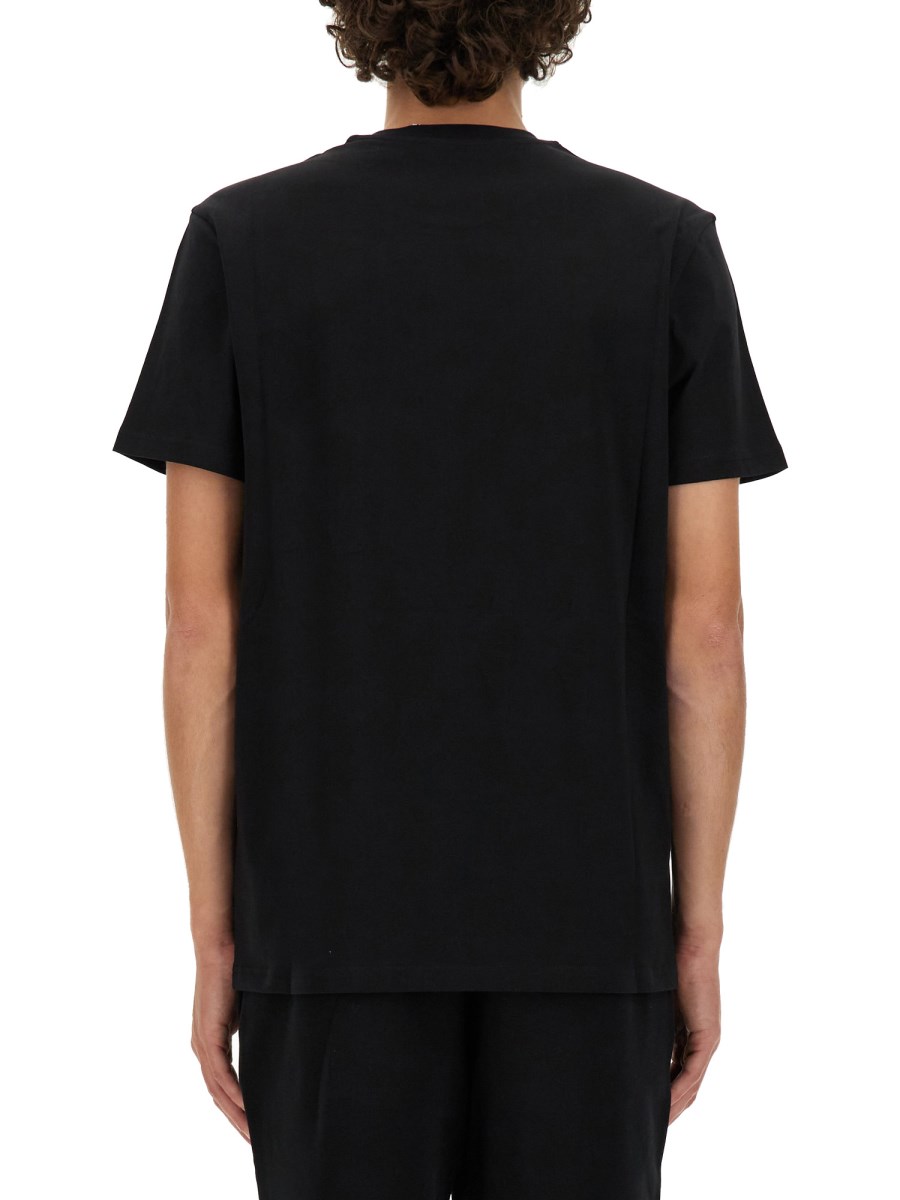 MOSCHINO T-SHIRT TEDDY PATCH IN COTONE
