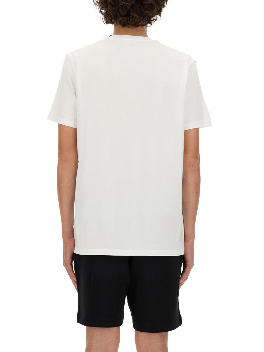 MOSCHINO T-SHIRT TEDDY PATCH IN COTONE