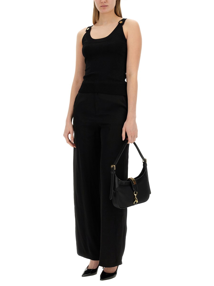 MOSCHINO TOP IN MAGLIA DI VISCOSA