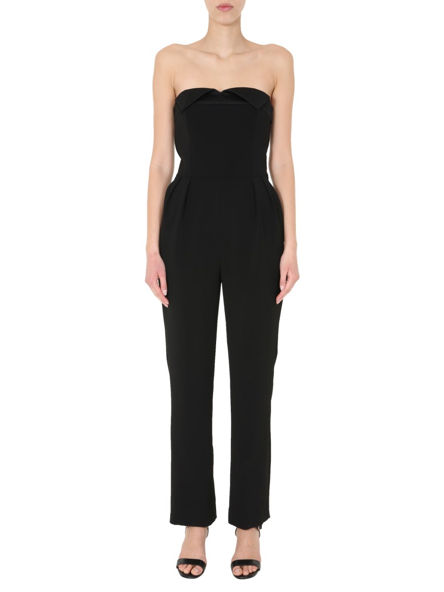 MOSCHINO TUTA INTERA IN CADY CON PINCES