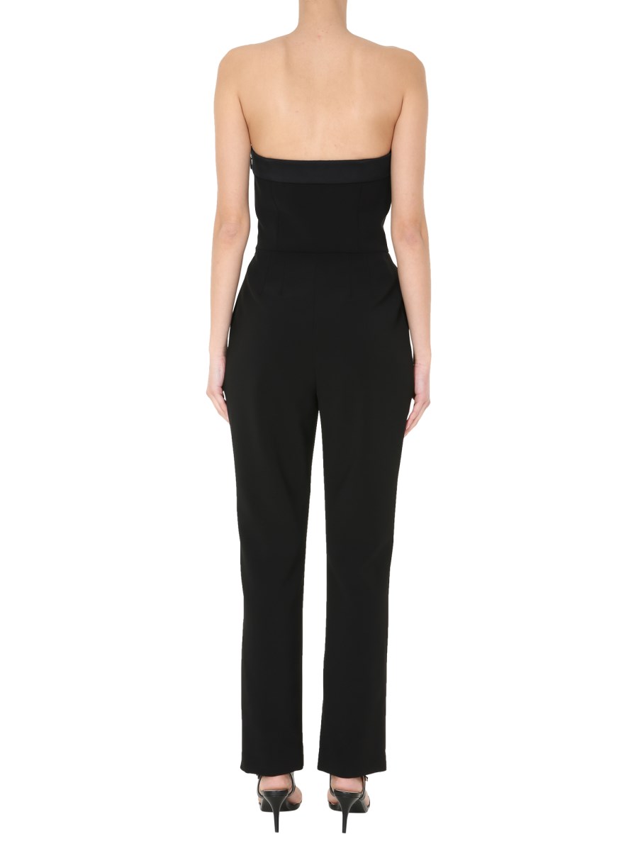 MOSCHINO TUTA INTERA IN CADY CON PINCES