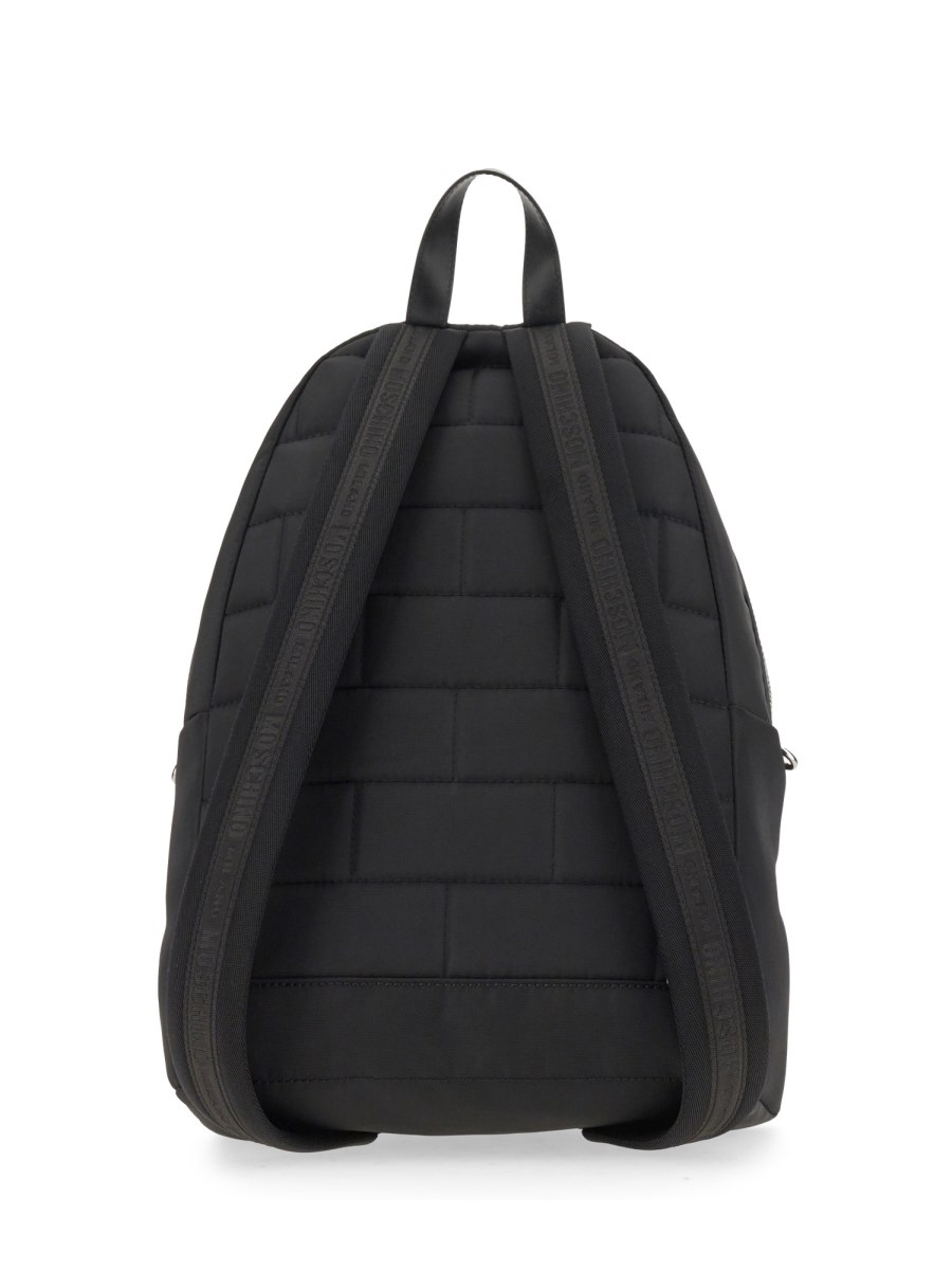 MOSCHINO ZAINO LARGE IN NYLON CORDURA CON LOGO