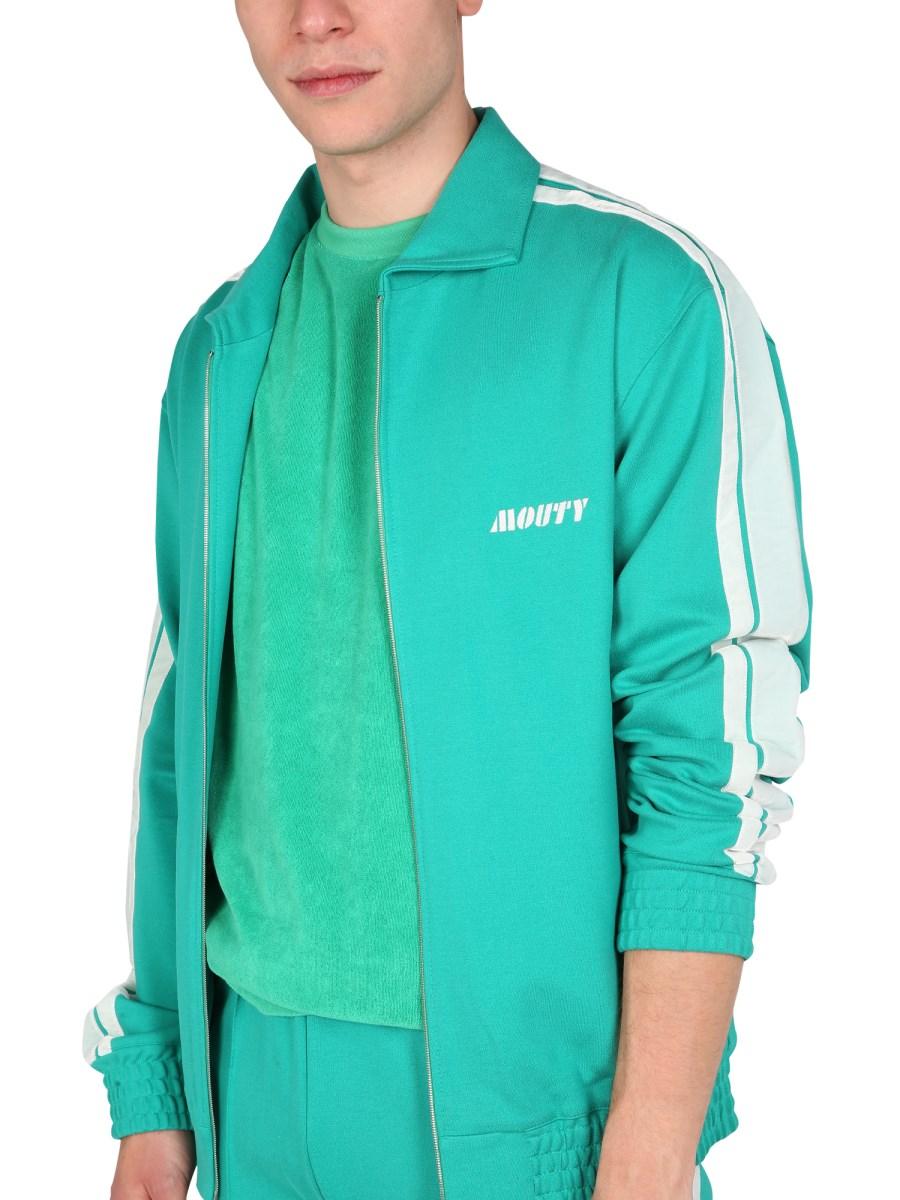 MOUTY FELPA IN MISTO VISCOSA CON RICAMO LOGO