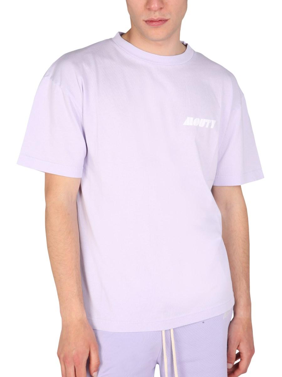 MOUTY T-SHIRT IN COTONE CON STAMPA LOGO