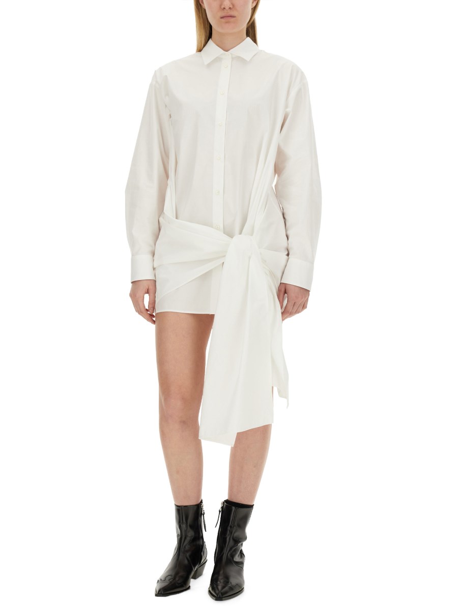 MSGM ABITO CON NODO IN POPELINE DI COTONE