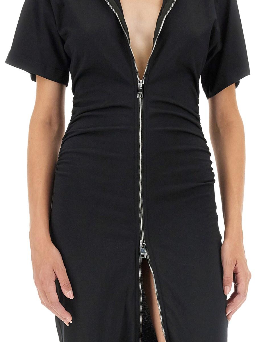 MSGM ABITO IN COTONE CON ZIP
