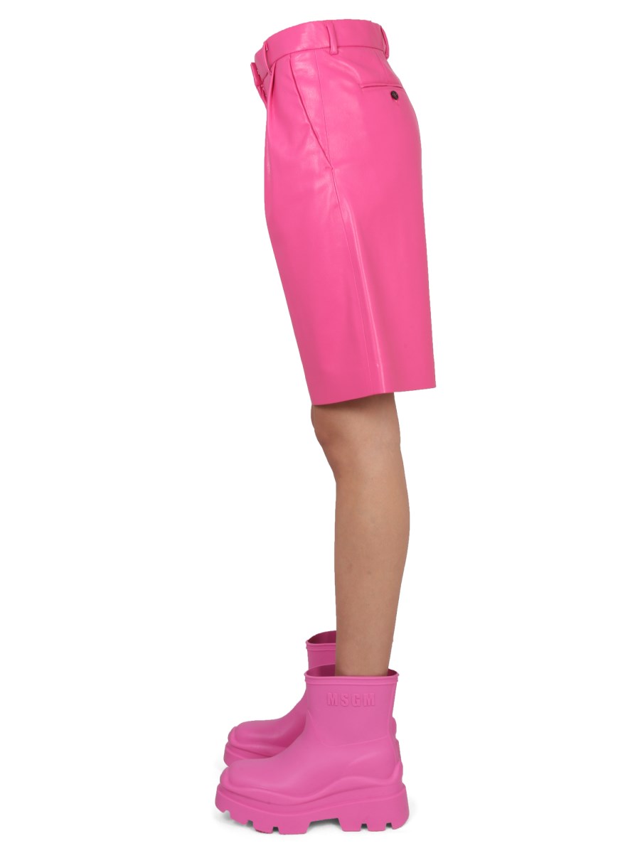 MSGM BERMUDA IN ECOPELLE