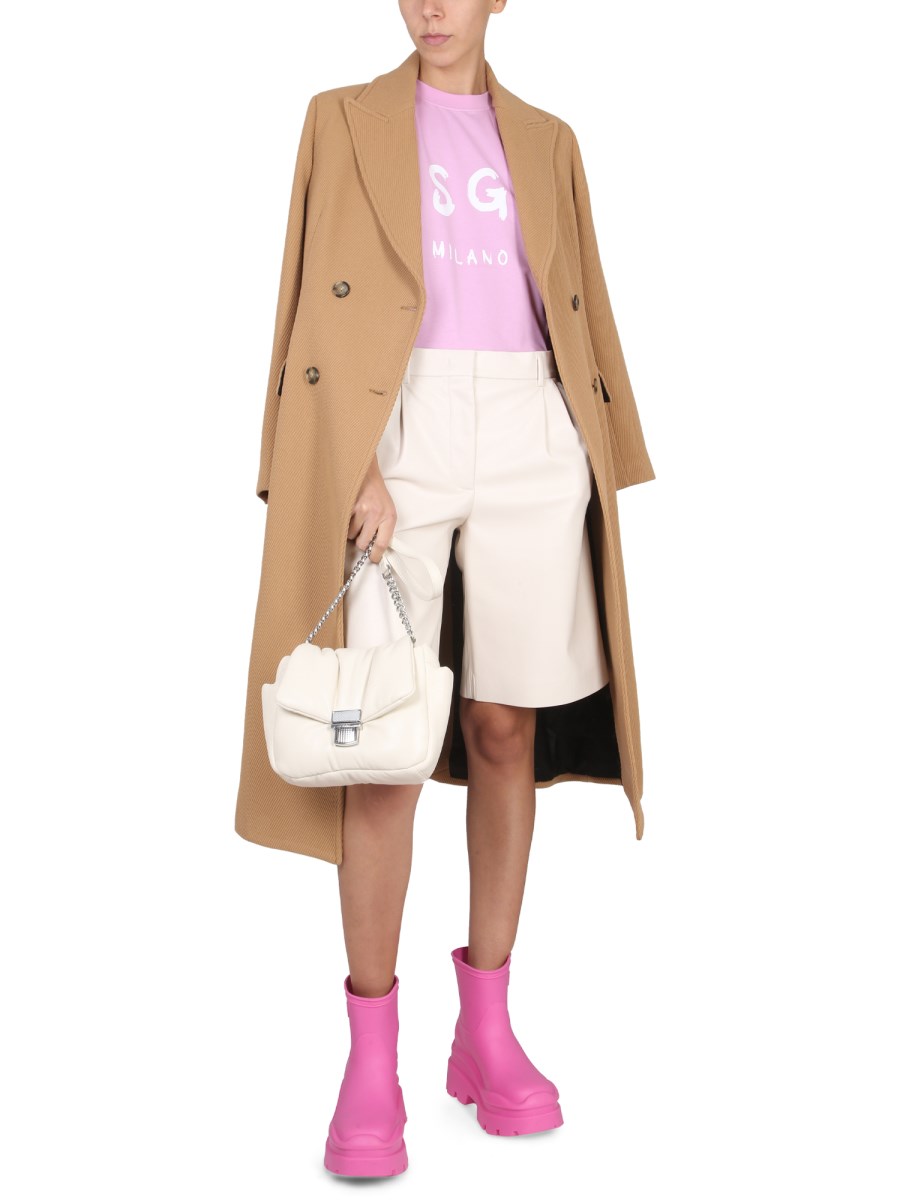 MSGM BERMUDA IN ECOPELLE