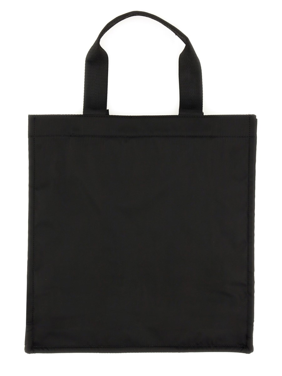 MSGM BORSA TOTE IN NYLON CON LOGO