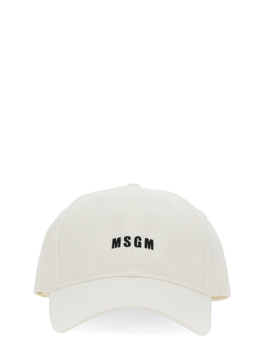 MSGM CAPPELLO DA BASEBALL IN COTONE CON LOGO