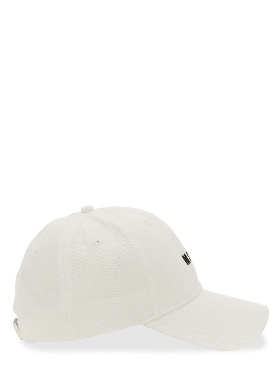 MSGM CAPPELLO DA BASEBALL IN COTONE CON LOGO