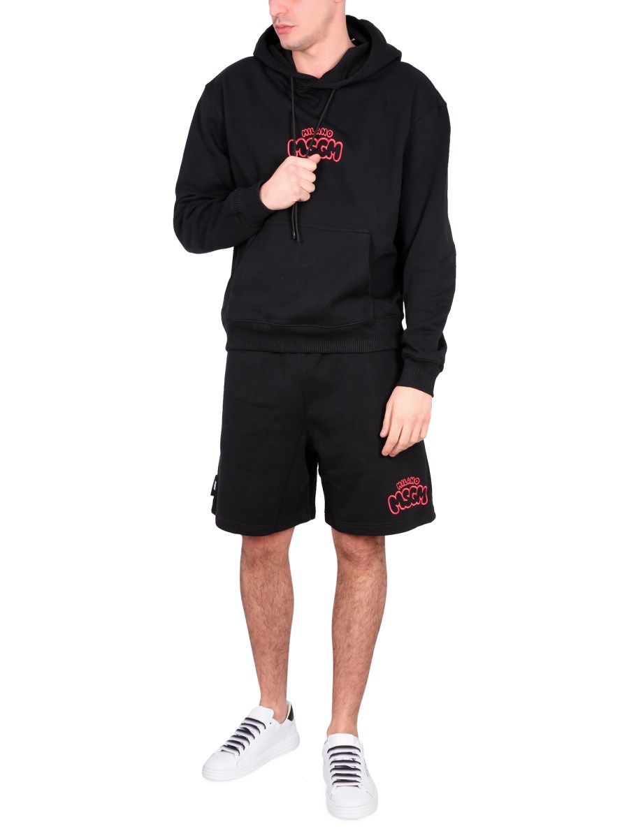 MSGM FELPA COCKTAIL IN COTONE