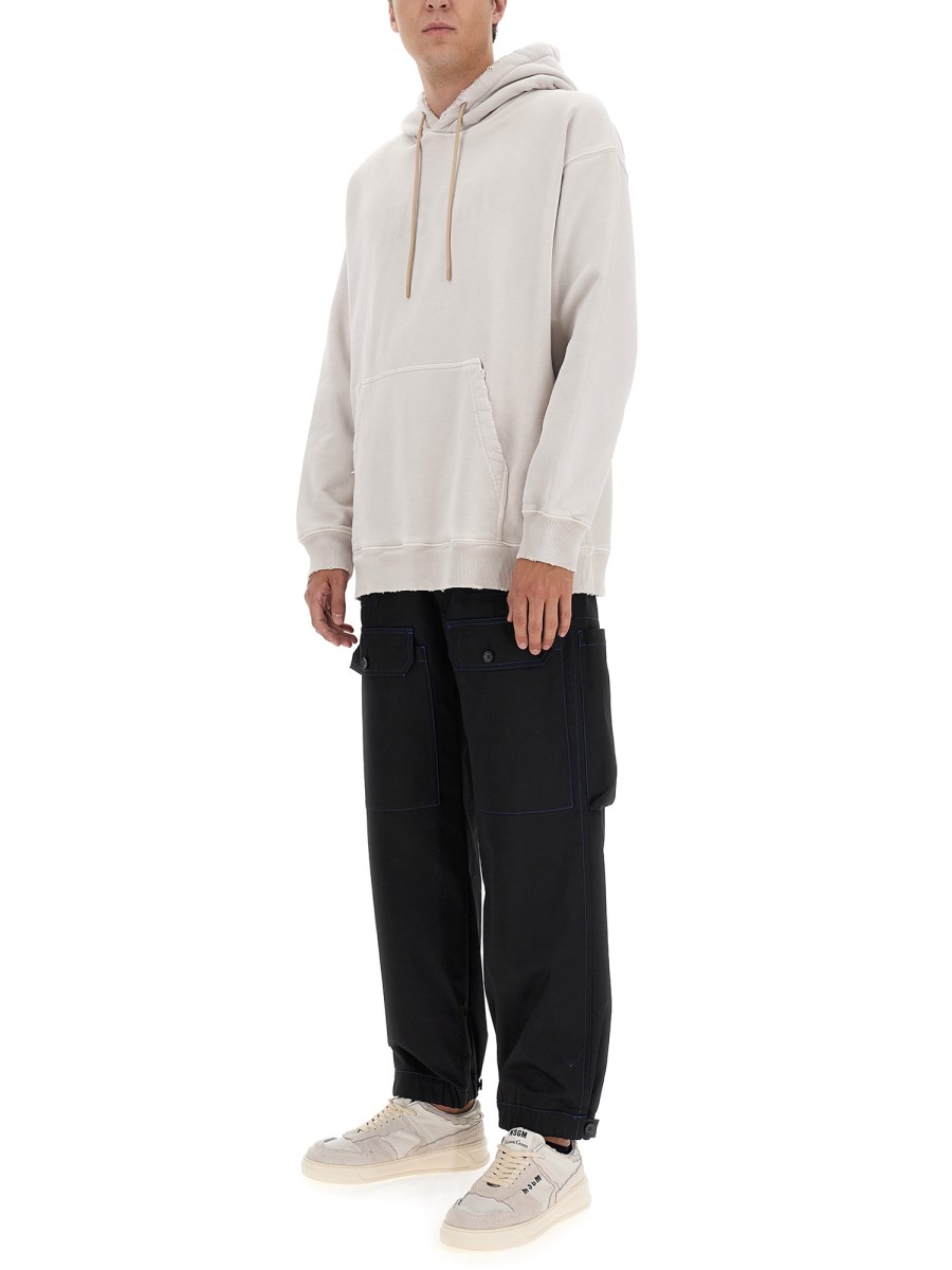 MSGM FELPA CON CAPPUCCIO
