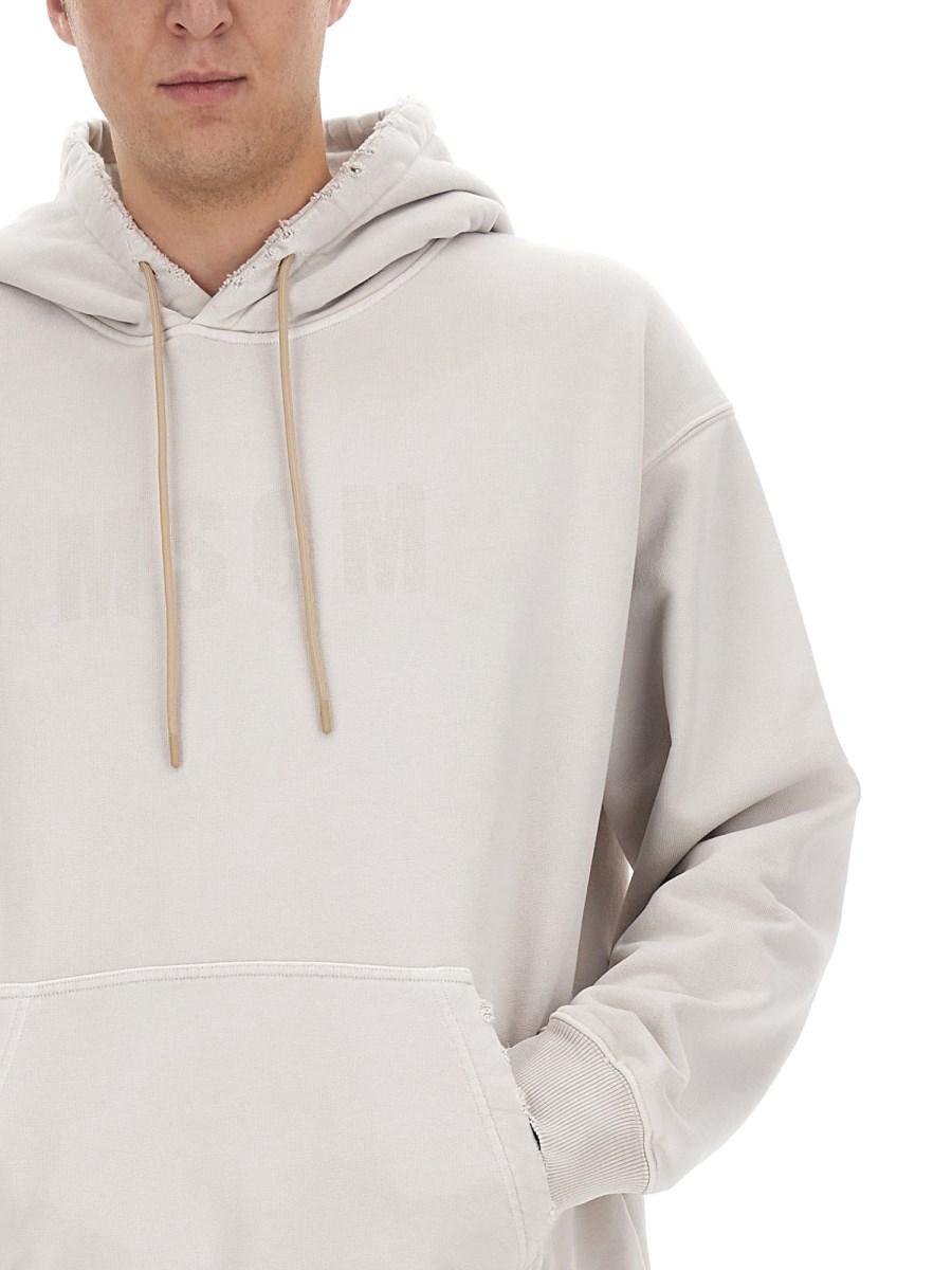MSGM FELPA CON CAPPUCCIO