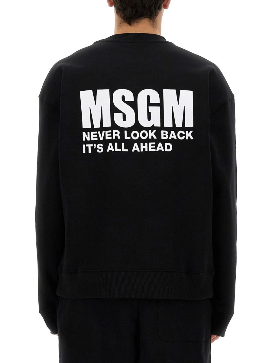 MSGM FELPA CON LOGO