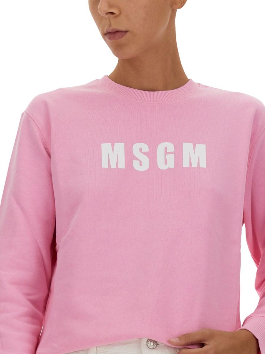 MSGM FELPA CON STAMPA LOGO