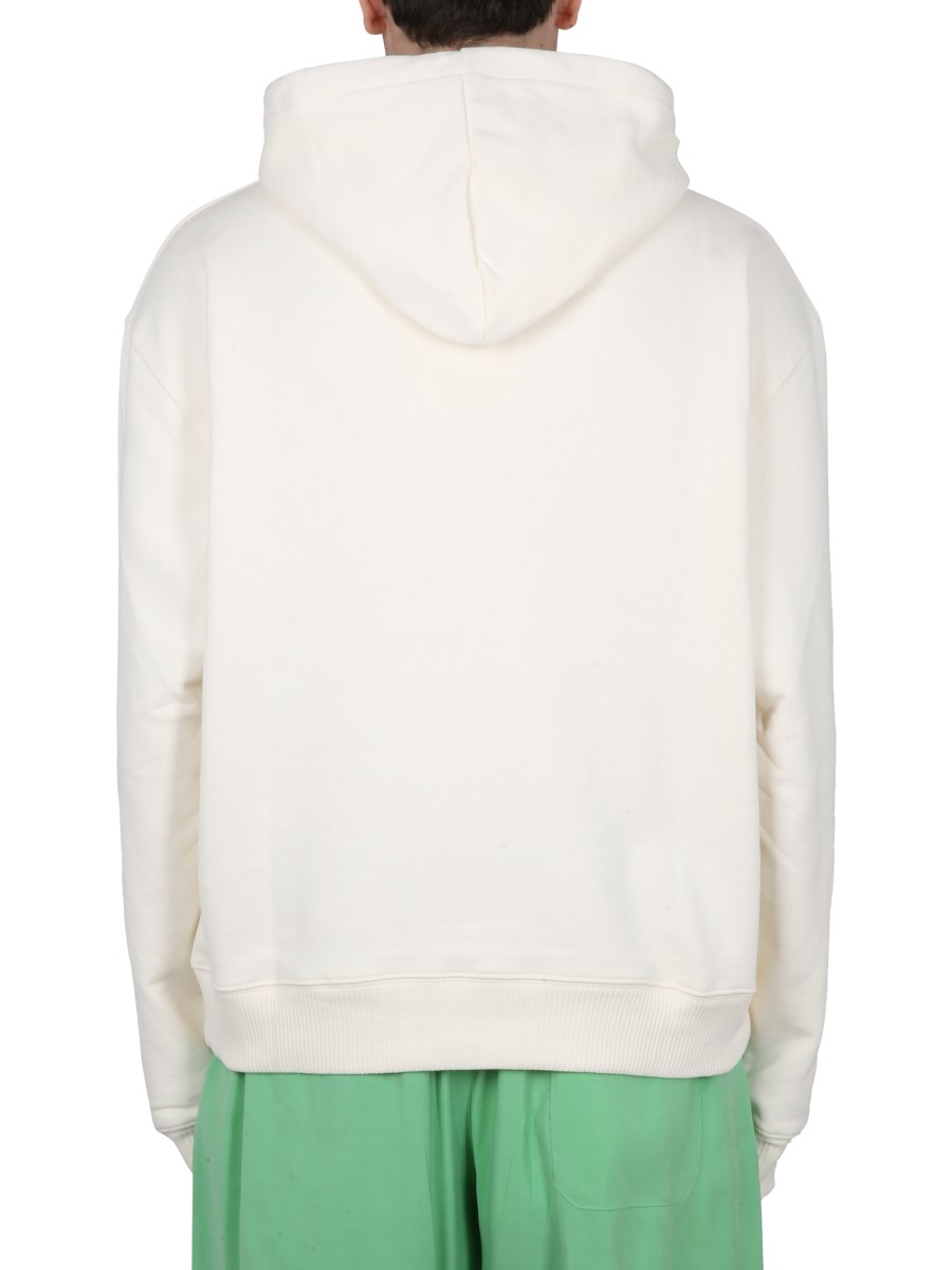 MSGM FELPA IN COTONE CON LOGO