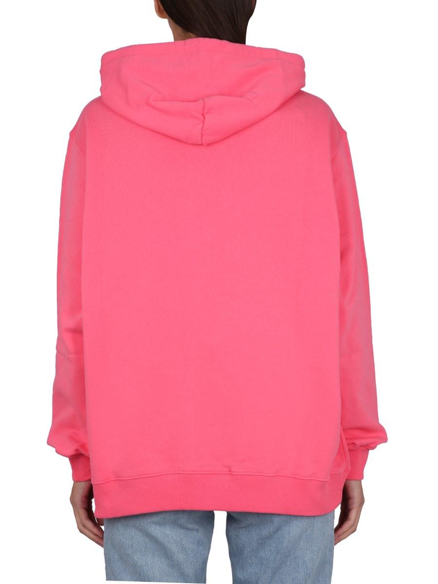 MSGM FELPA IN COTONE CON LOGO