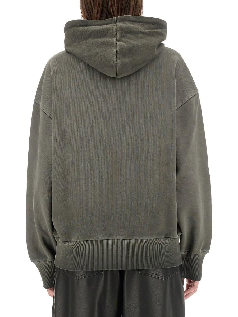 MSGM FELPA IN COTONE CON LOGO