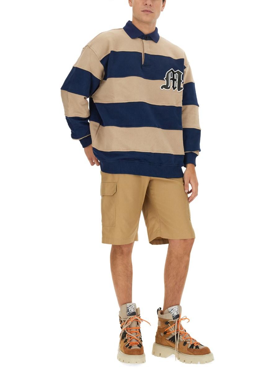 MSGM FELPA IN COTONE CON LOGO