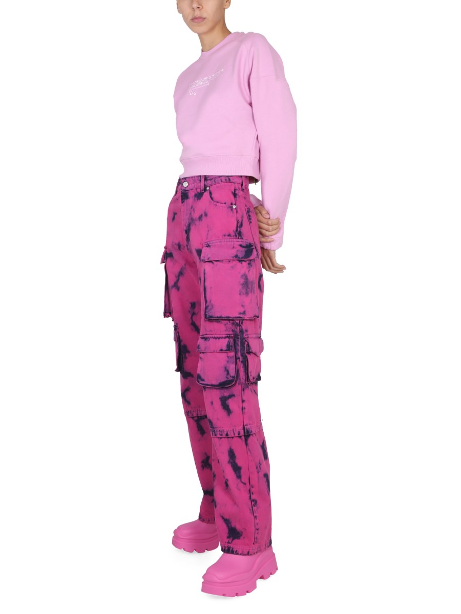 MSGM FELPA IN COTONE CON LOGO