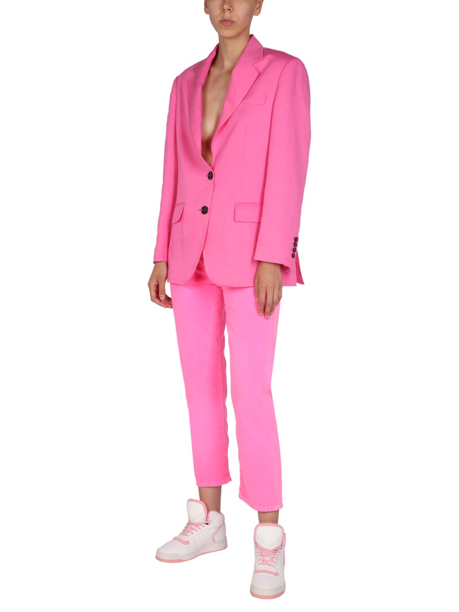 MSGM GIACCA MONOPETTO IN COTONE