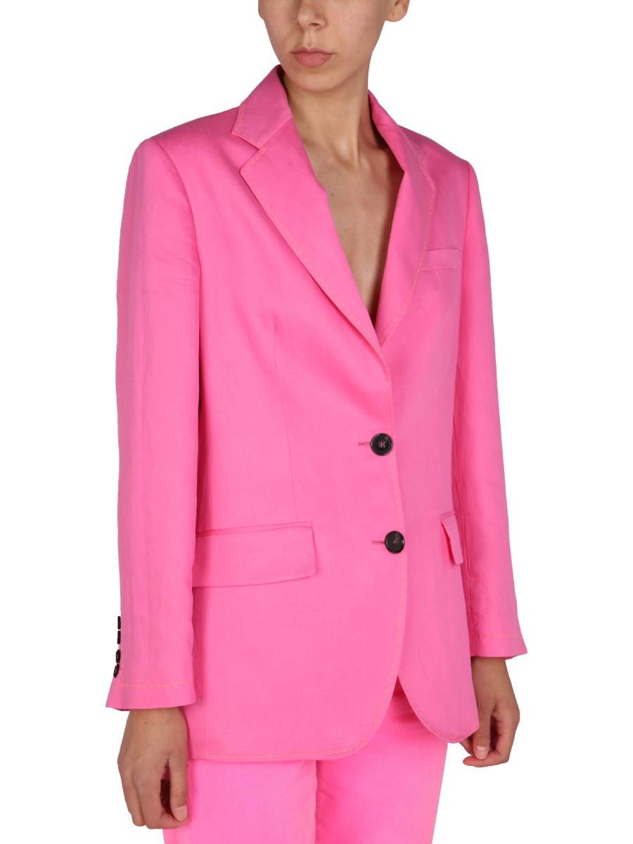 MSGM GIACCA MONOPETTO IN COTONE