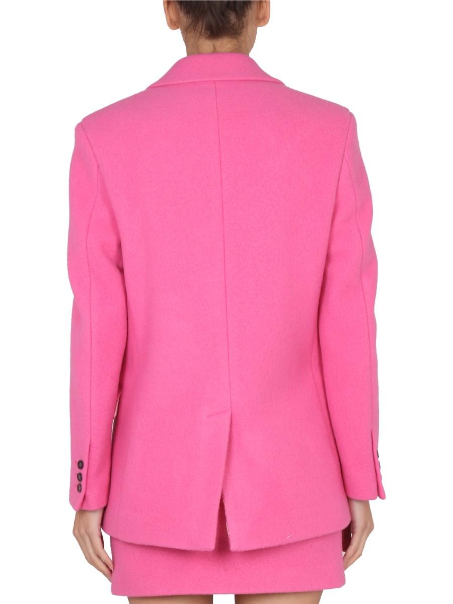 MSGM GIACCA MONOPETTO IN MISTO LANA