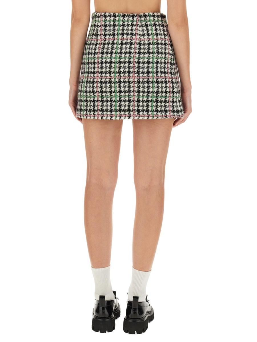 MSGM GONNA MINI CON MOTIVO MICRO CHECK