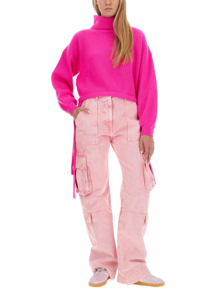 MSGM MAGLIA CROPPED FIT IN LANA