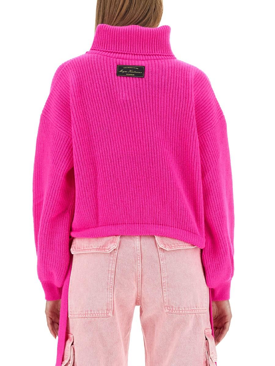 MSGM MAGLIA CROPPED FIT IN LANA