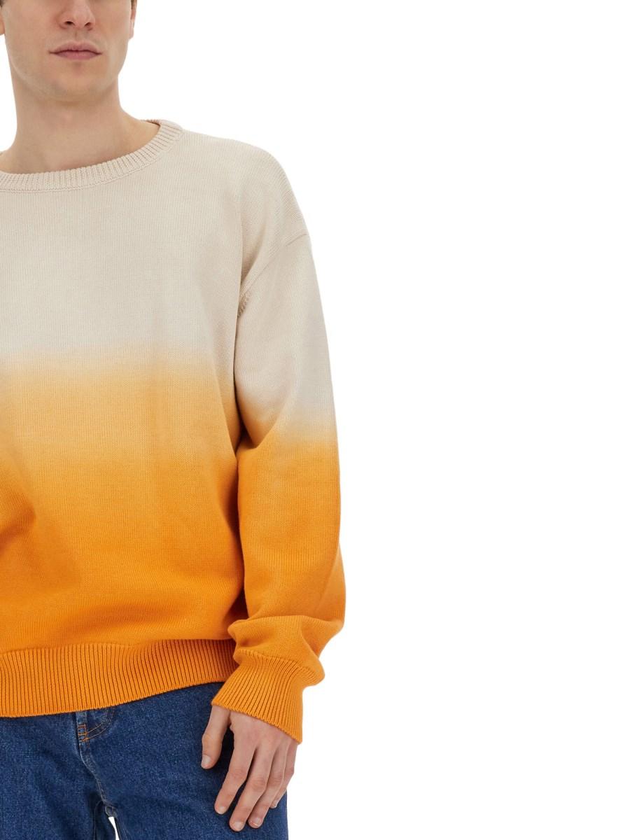 MSGM MAGLIA IN COTONE EFFETTO FADED