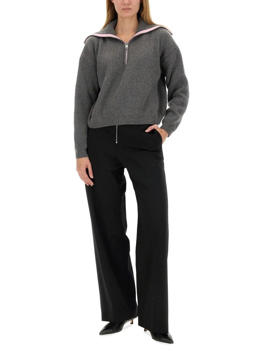 MSGM PANTALONE CON ZIP