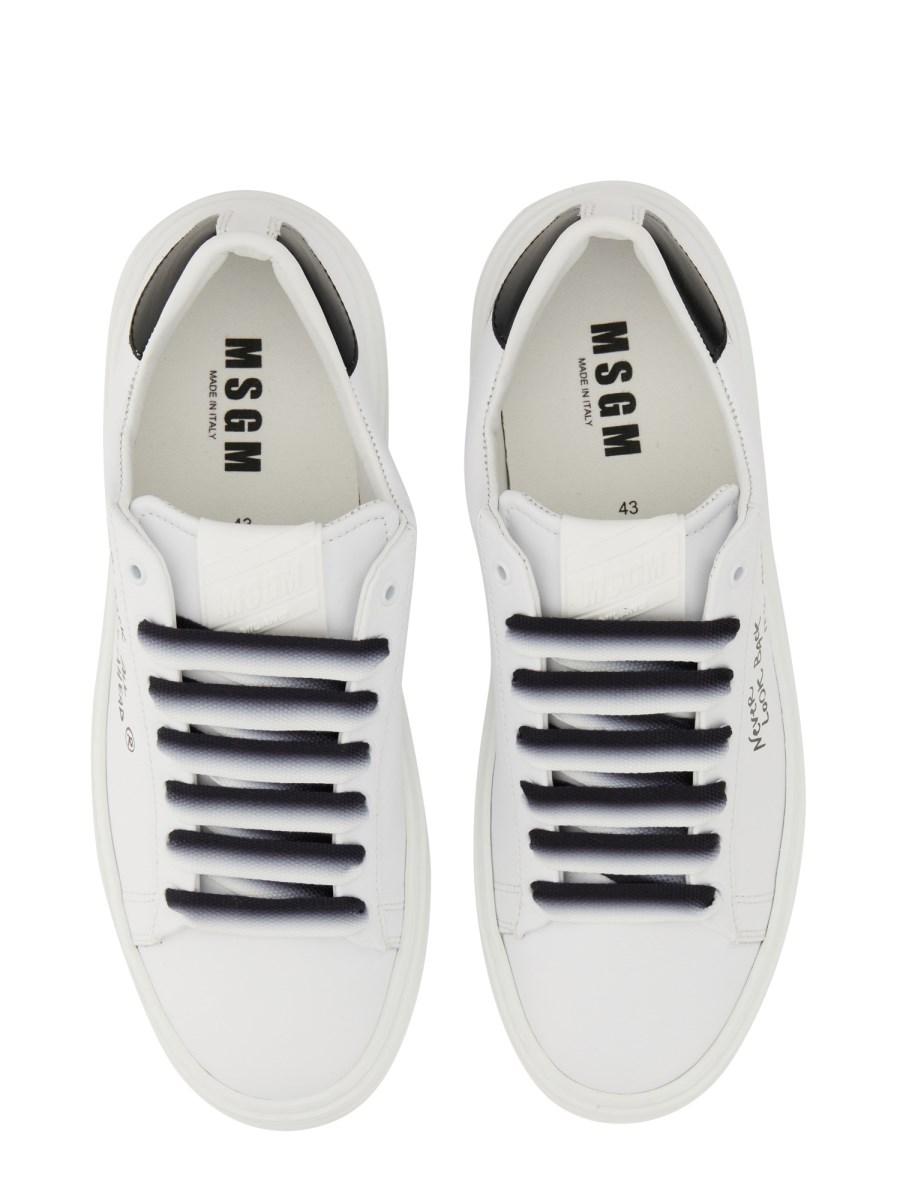 MSGM SNEAKER IN PELLE