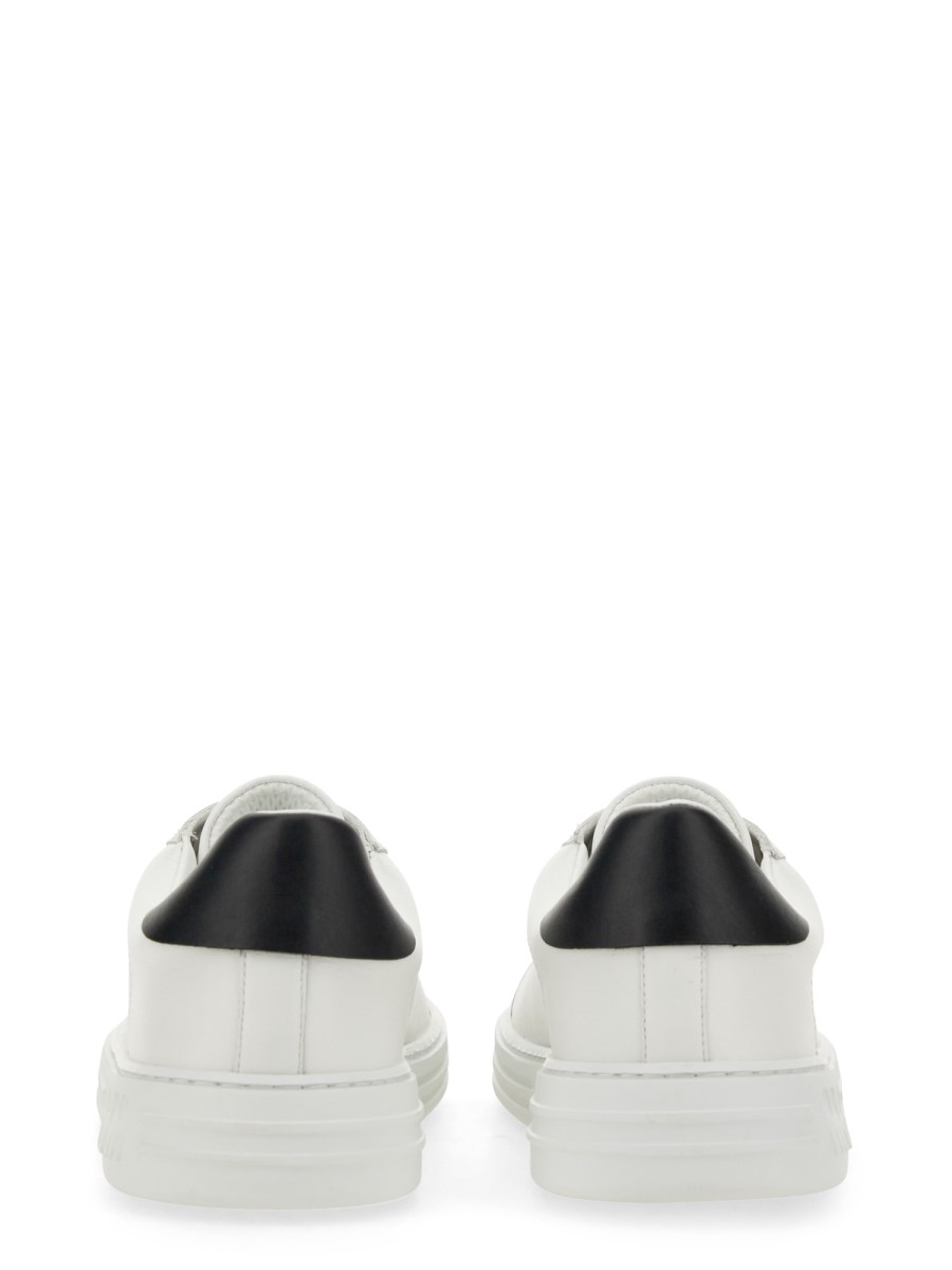 MSGM SNEAKER IN PELLE CON LOGO