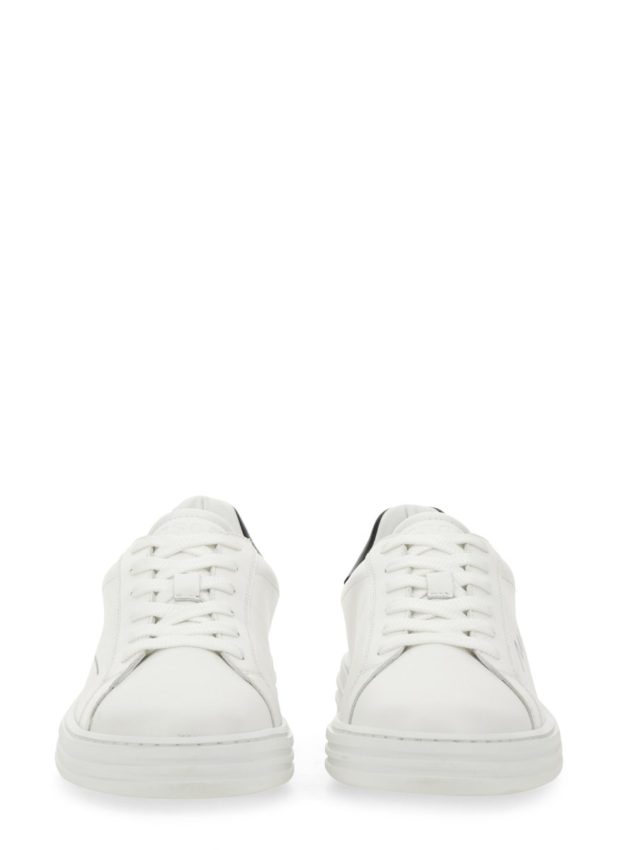 MSGM SNEAKER IN PELLE CON LOGO