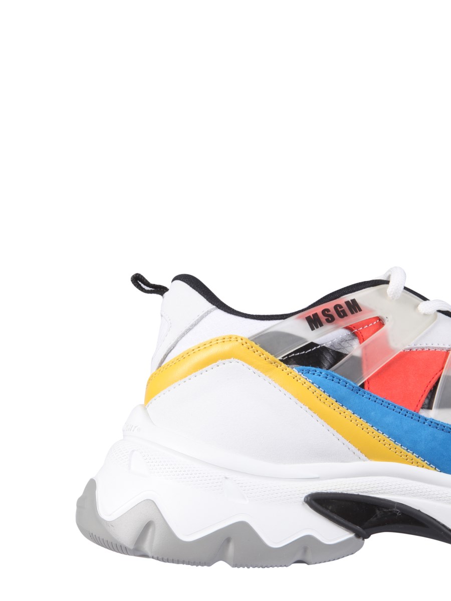 MSGM SNEAKER TRAINERS IN SUEDE