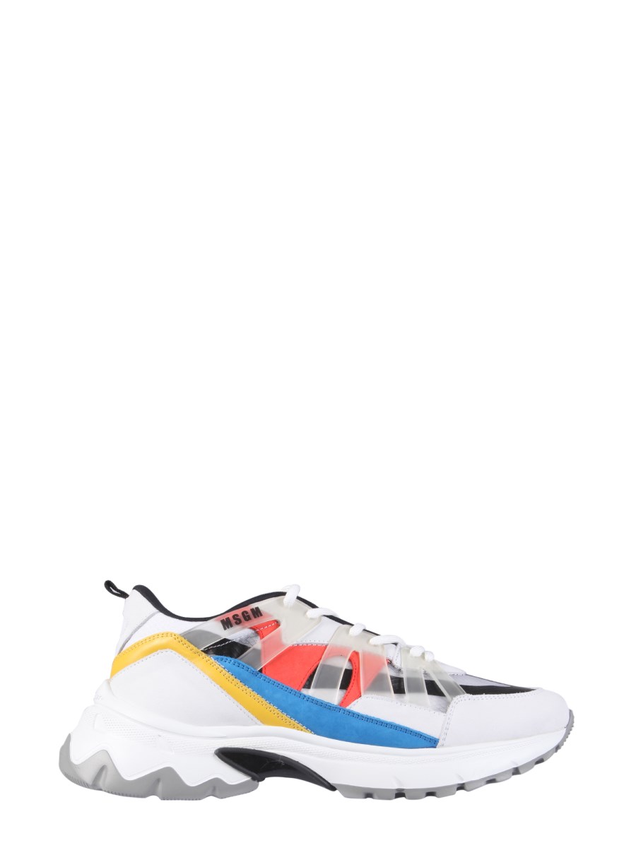 MSGM SNEAKER TRAINERS IN SUEDE