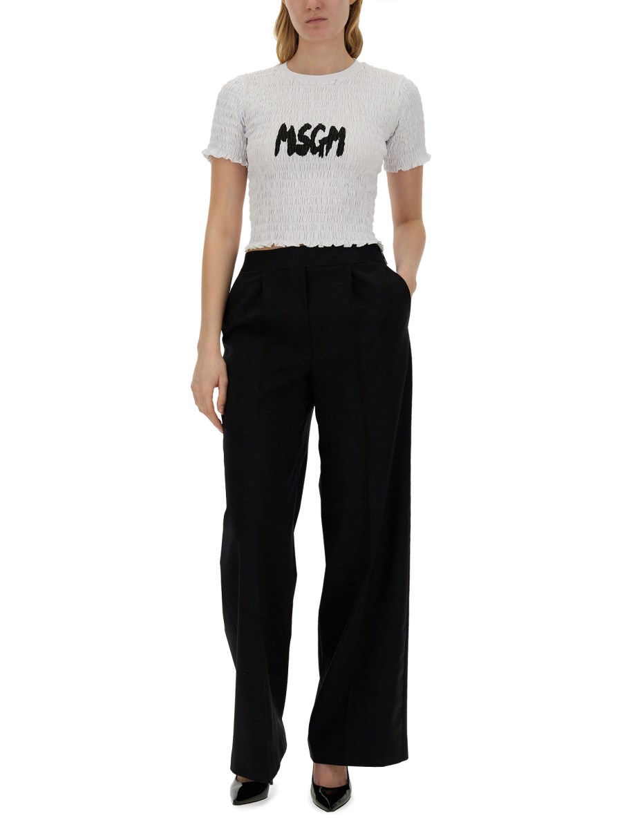 MSGM T-SHIRT CON LOGO